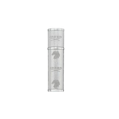 REFILLABLE TRAVEL PERFUME ATOMIZER SILVER