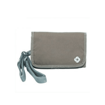 TRAVEL TRIFOLD GREEN WALLET