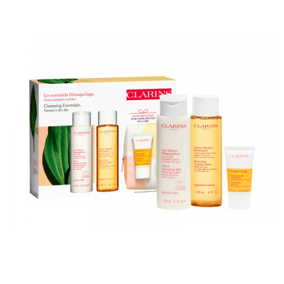 CLEANSING ESSENTIALS SET-NORMAL TO DRY SKIN