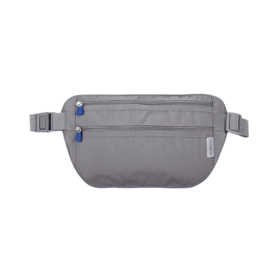 GLOBAL TRAVEL BELT POUCH GREY