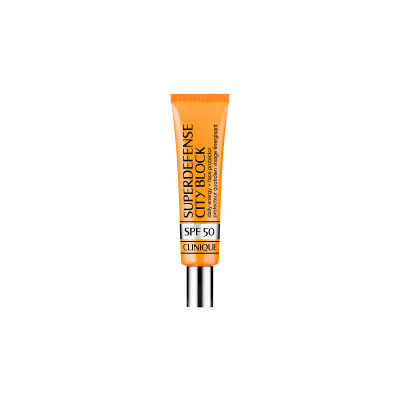 FLUID SUNSCREEN SUPERDEFENSE™ CITY BLOCK DAILY ENERGY+FACE PROTECTOR SPF 51