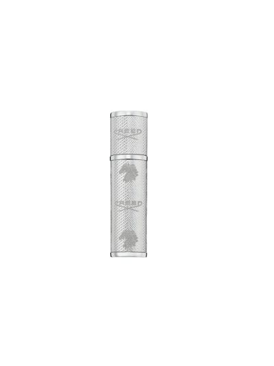 REFILLABLE TRAVEL PERFUME ATOMIZER SILVER